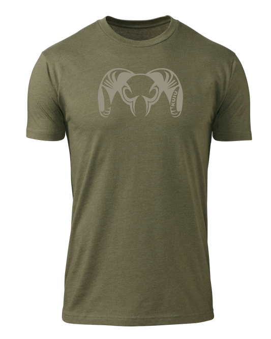 KUIU Engraved Ram T-Shirt | Military Green
