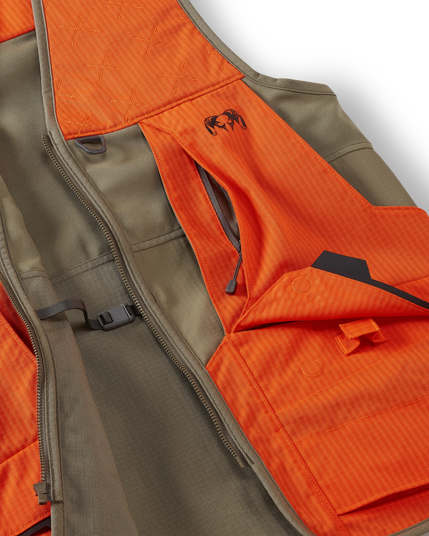 Core Upland Vest | Khaki/Blaze Orange