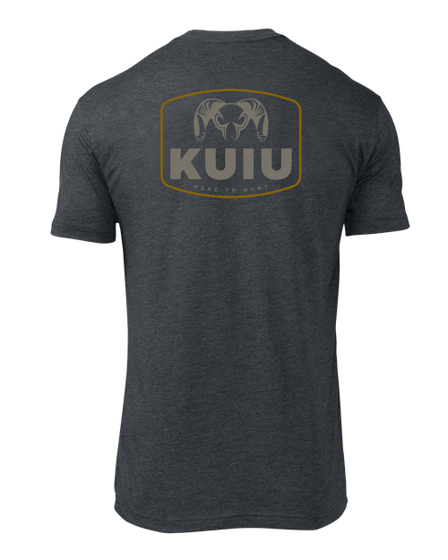 KUIU Here to Hunt Patch T-Shirt | Charcoal