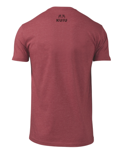 KUIU Here to Hunt Logo T-Shirt | Cardinal