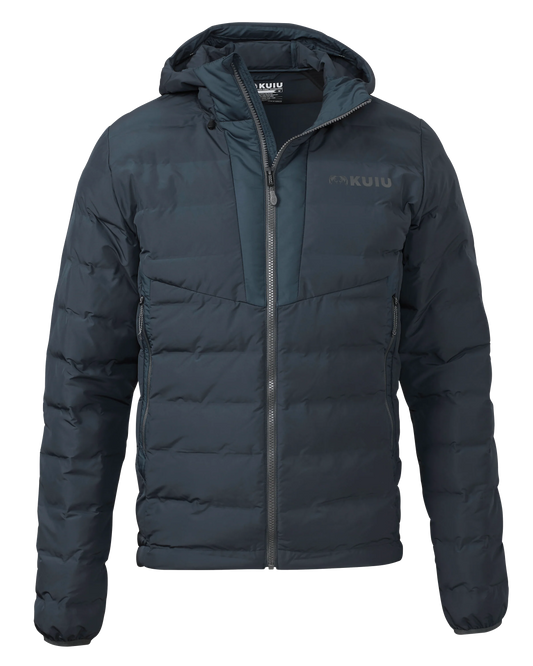 Outlet Elements Hooded Jacket | Steel Blue