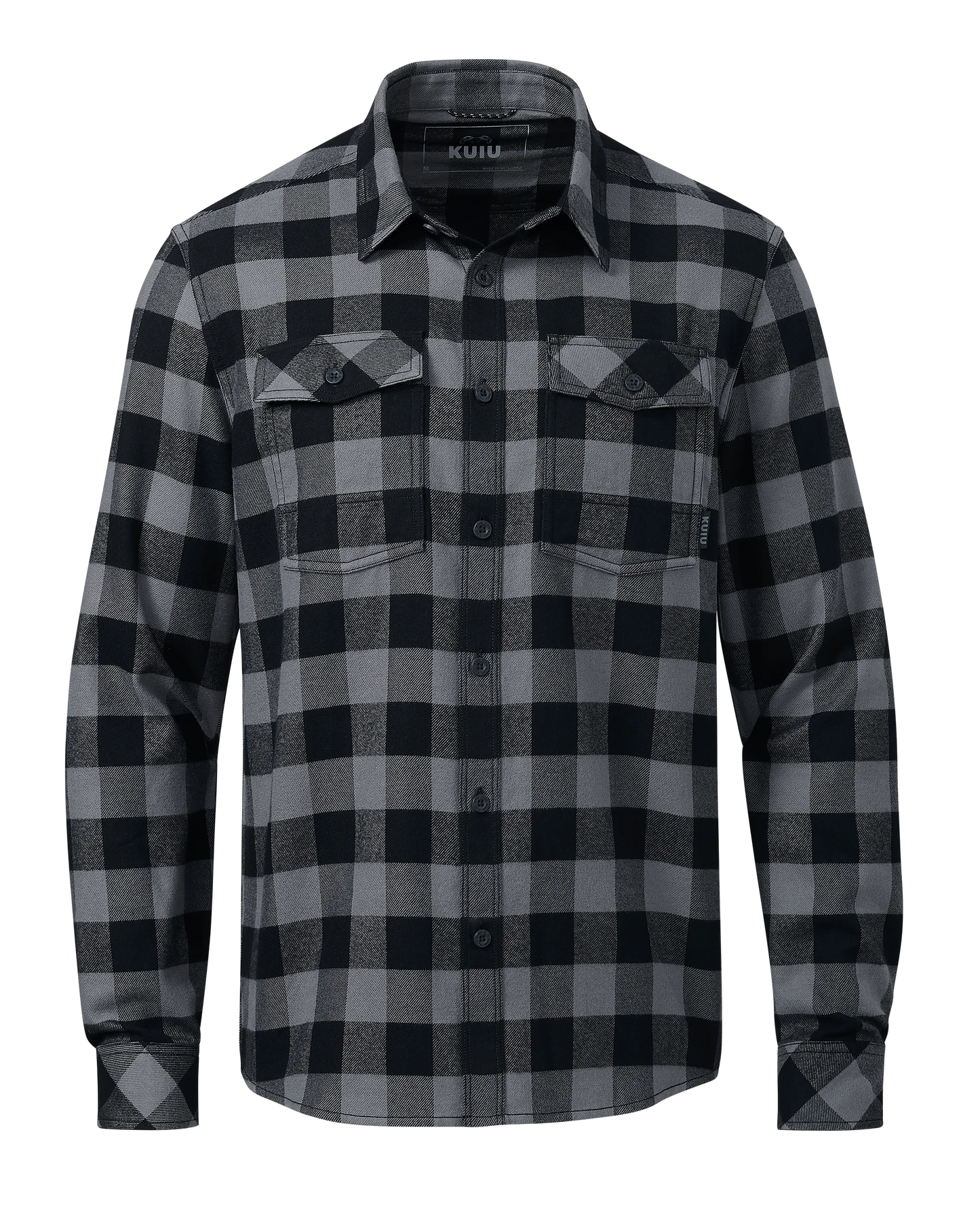 Outlet Field Flannel Shirt | Gunmetal Buffalo Check