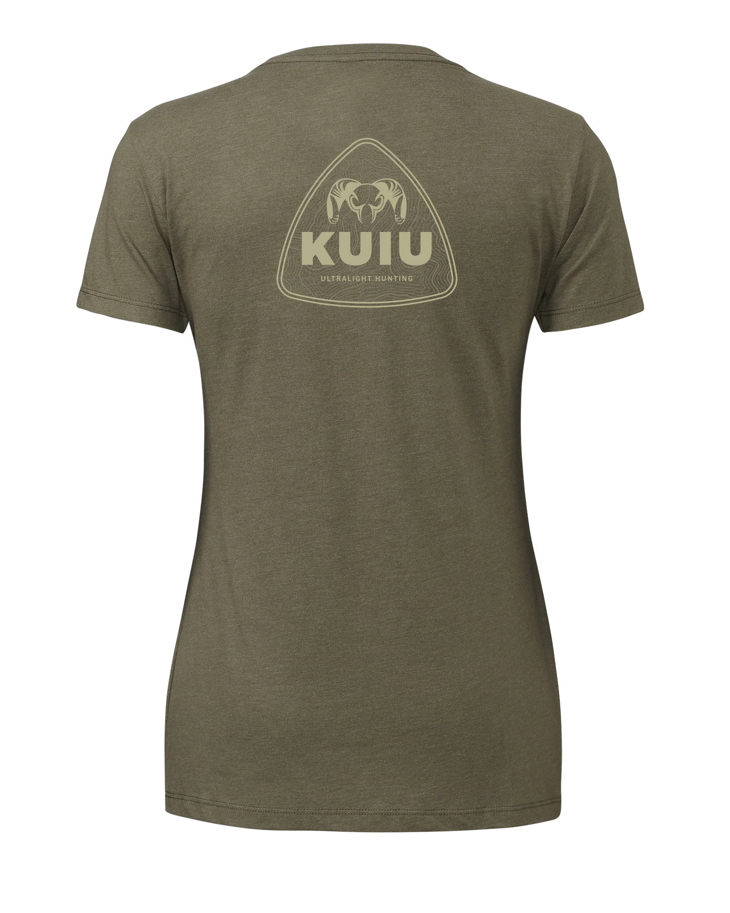 Outlet KUIU Women’s Topo Shield T-Shirt | Military Green