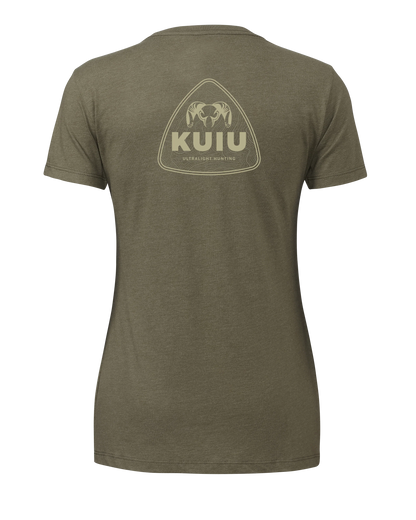 Outlet KUIU Women’s Topo Shield T-Shirt | Military Green