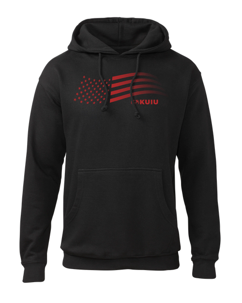 KUIU Flag Hoodie | Black