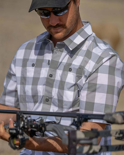 Borrego SS Shirt | Battleship Plaid