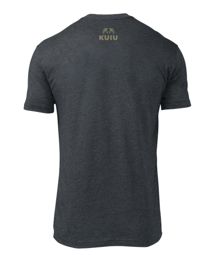 KUIU Stacked Here to Hunt T-Shirt | Charcoal