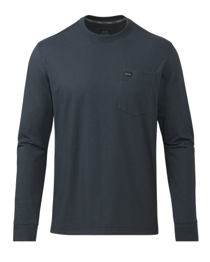Workgrade LS Pocket Crew | Steel Blue