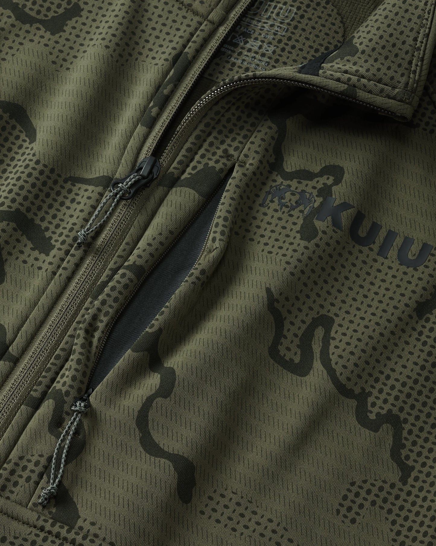 Outlet Ridgepoint Fleece Zip-T | Olive Tonal