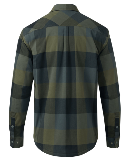 Field Flannel Fleece Shirt Jacket | Verde Plaid