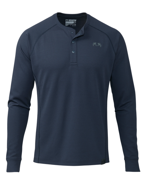 PRO Merino 200 Henley | Steel Blue