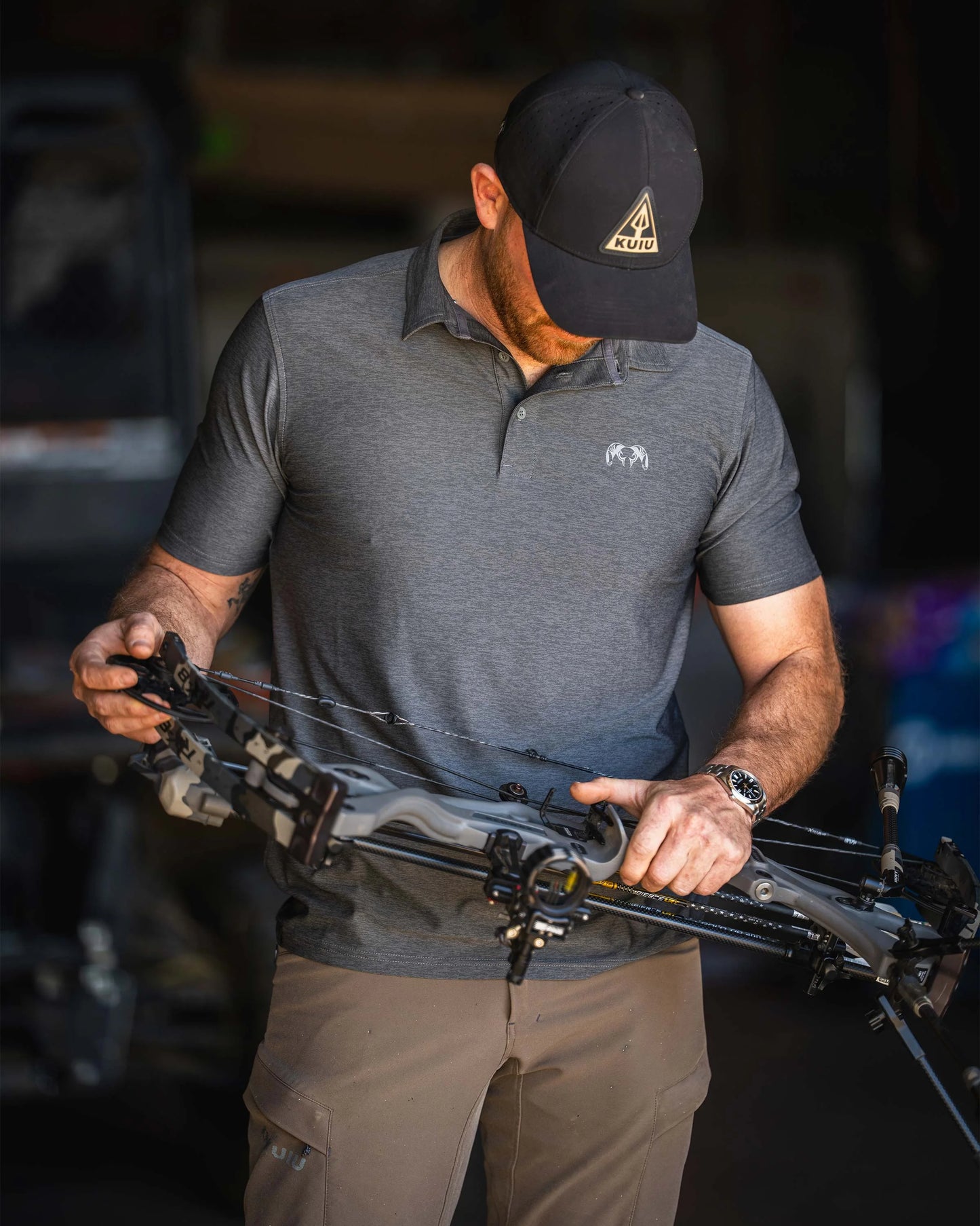 Outlet KUIU Performance Polo | Heather Navy