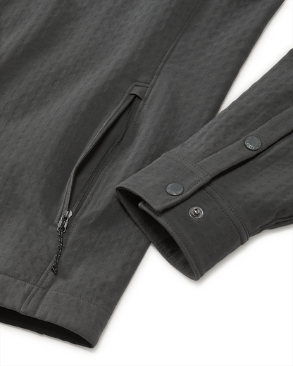Blockfield Fleece Shirt Jacket | Gunmetal