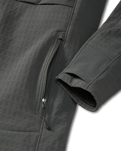 Blockfield Fleece Hoodie | Gunmetal