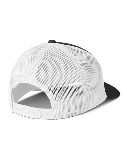 KUIU Here to Hunt Woven Patch Hat | Black/White