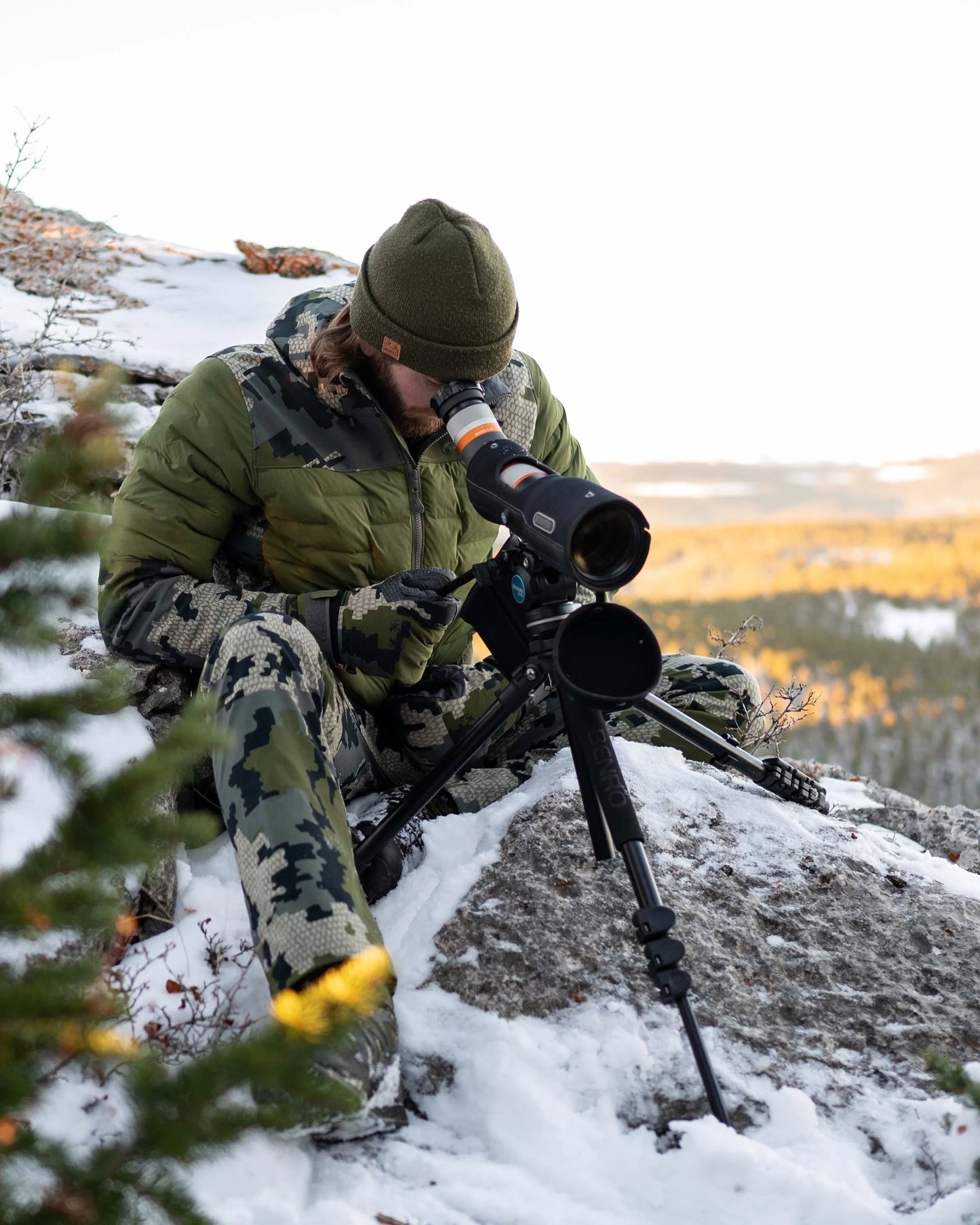 Axis Thermal Hybrid Hooded Jacket | Verde