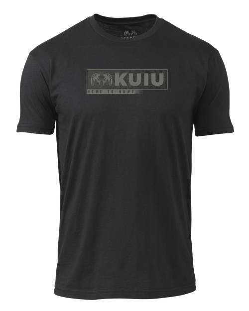 KUIU Here to Hunt Gritstone T-Shirt | Black