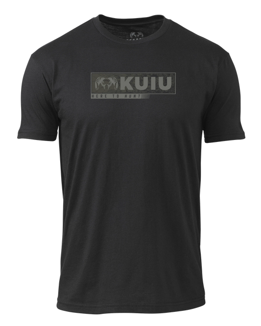 KUIU Here to Hunt Gritstone T-Shirt | Black