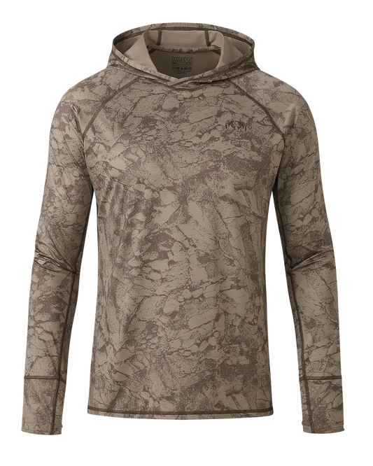 Gila LS Hoodie Gritstone | Silt Gritstone