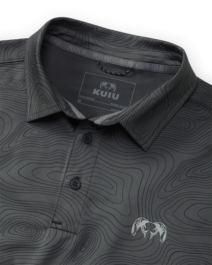 KUIU Performance Polo Topo | Gunmetal Topo