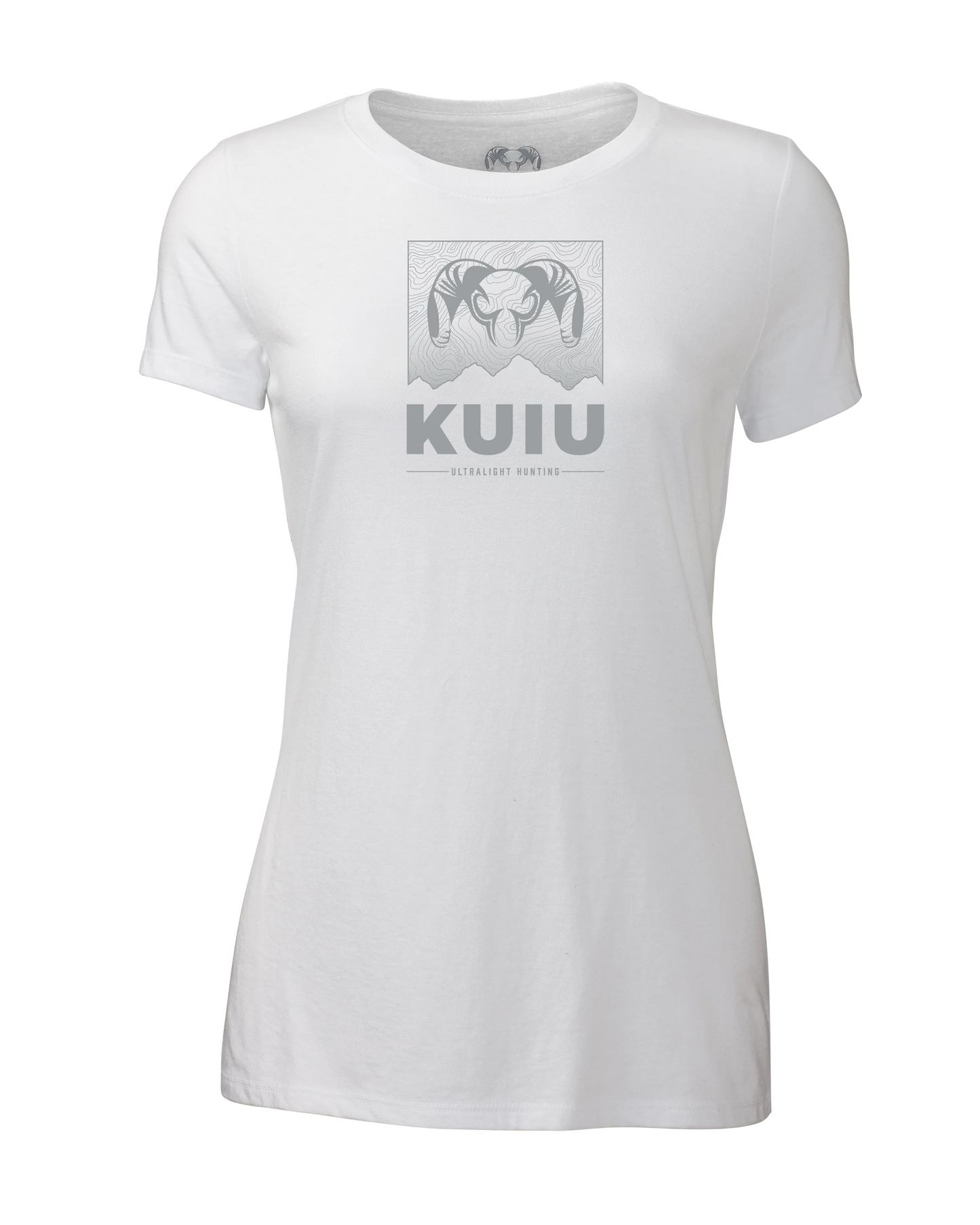 Women's Topo Mountain T-Shirt | White