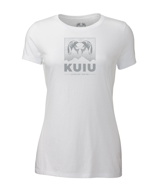 Women's Topo Mountain T-Shirt | White