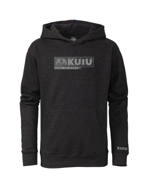 Youth Here to Hunt Gritstone Hoodie | Charcoal
