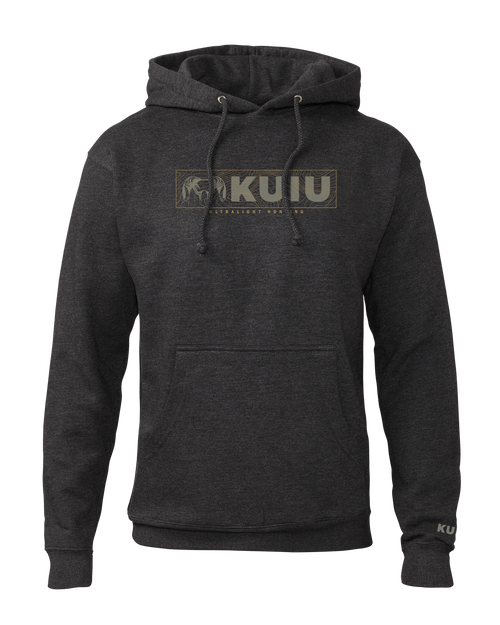 Outlet KUIU Topo Block Logo Hoodie | Charcoal