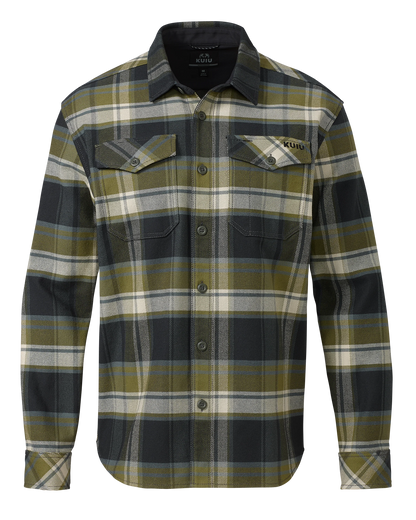 Flannel Heavyweight Shirt | Verde Check Plaid