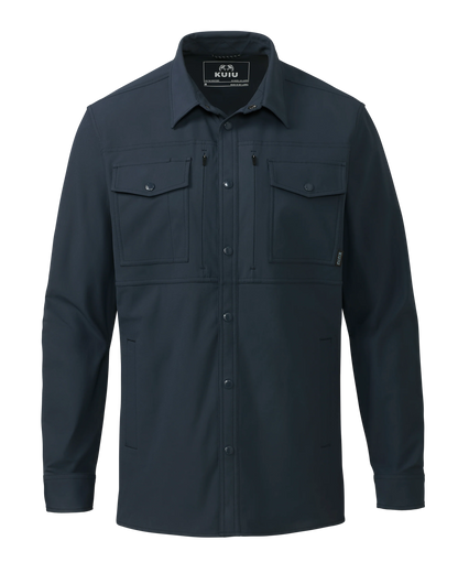 Outlet Tour Shirt Jacket | Steel Blue