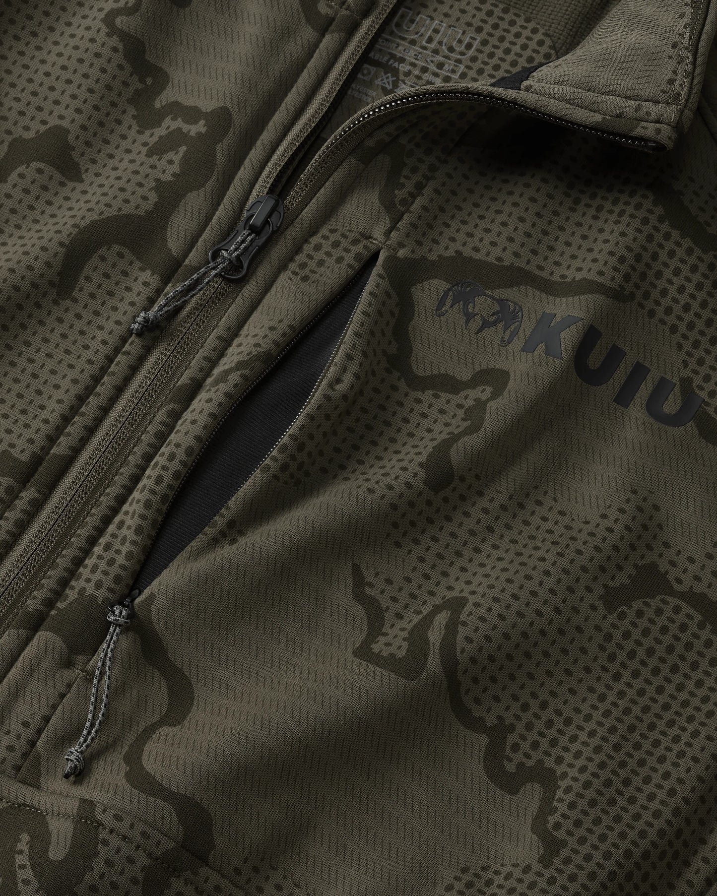 Ridgepoint Fleece Zip-T | Ash Tonal