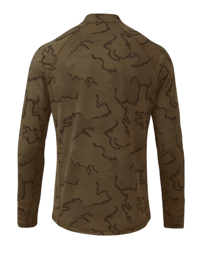 Ridgepoint Fleece Henley | Coyote Brown Tonal