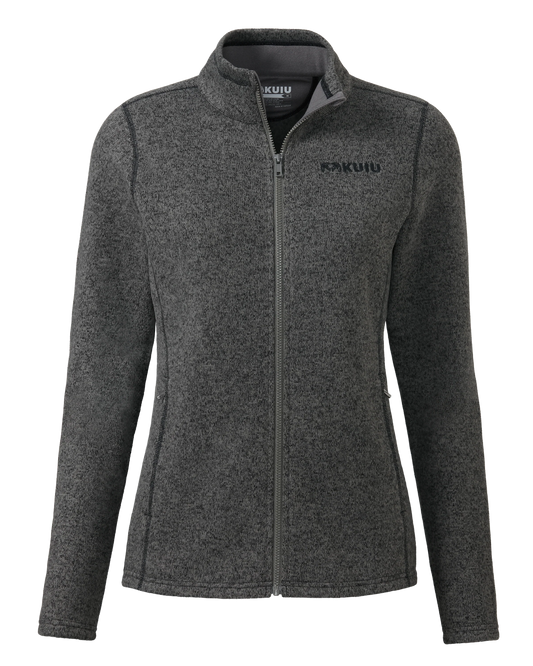 Women's Base Camp Full Zip Sweater | Charcoal Heather