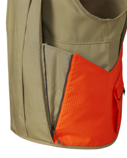 Core Upland Vest | Khaki/Blaze Orange