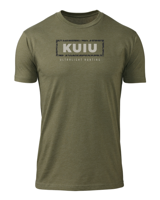 KUIU Box Logo T-Shirt | Military Green