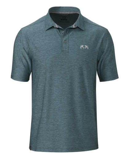 KUIU Performance Polo | Heather Slate
