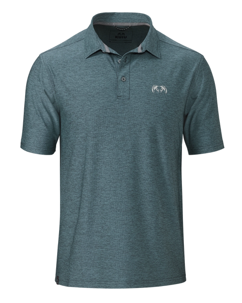KUIU Performance Polo | Heather Slate