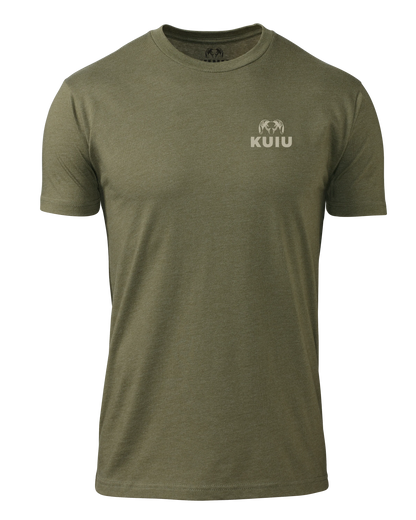 KUIU Retro Flag Fade T-Shirt | Military Green