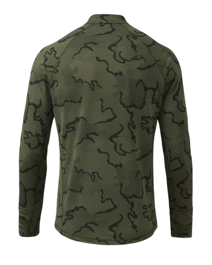 Ridgepoint Fleece Henley | Olive Tonal