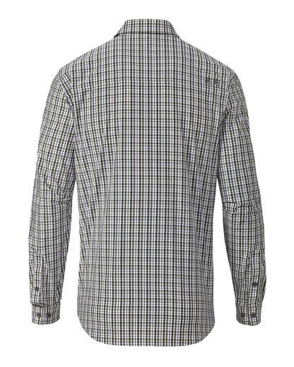 Borrego LS Shirt | Mini Cross Check Verde Plaid