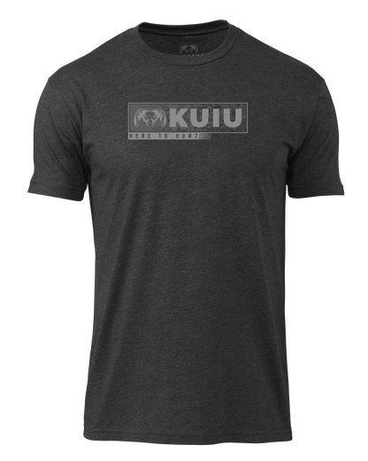 KUIU Here to Hunt Gritstone T-Shirt | Charcoal