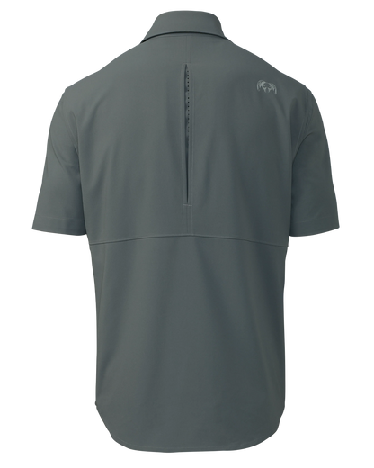 Mesa Vented SS Snap Shirt | Stone