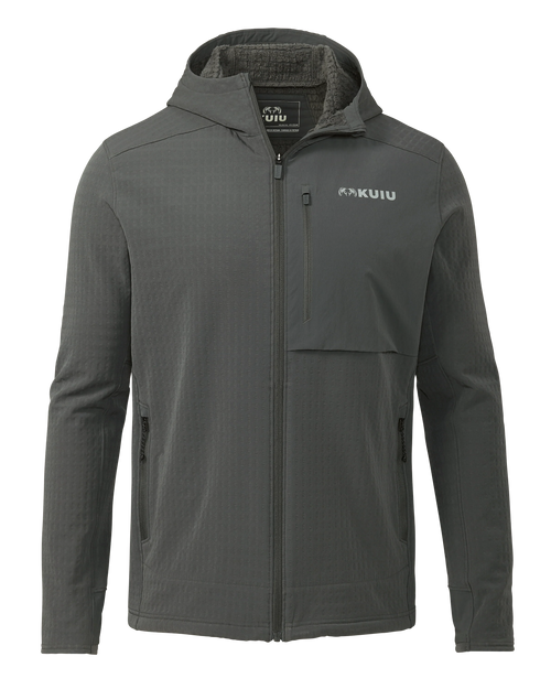 Blockfield Fleece Hoodie | Gunmetal