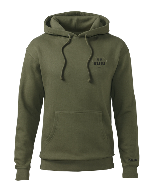 Outlet KUIU Stacked Chest Logo Hoodie | Army