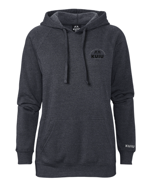 KUIU Women's Stacked Chest Logo Hoodie | Midnight Navy