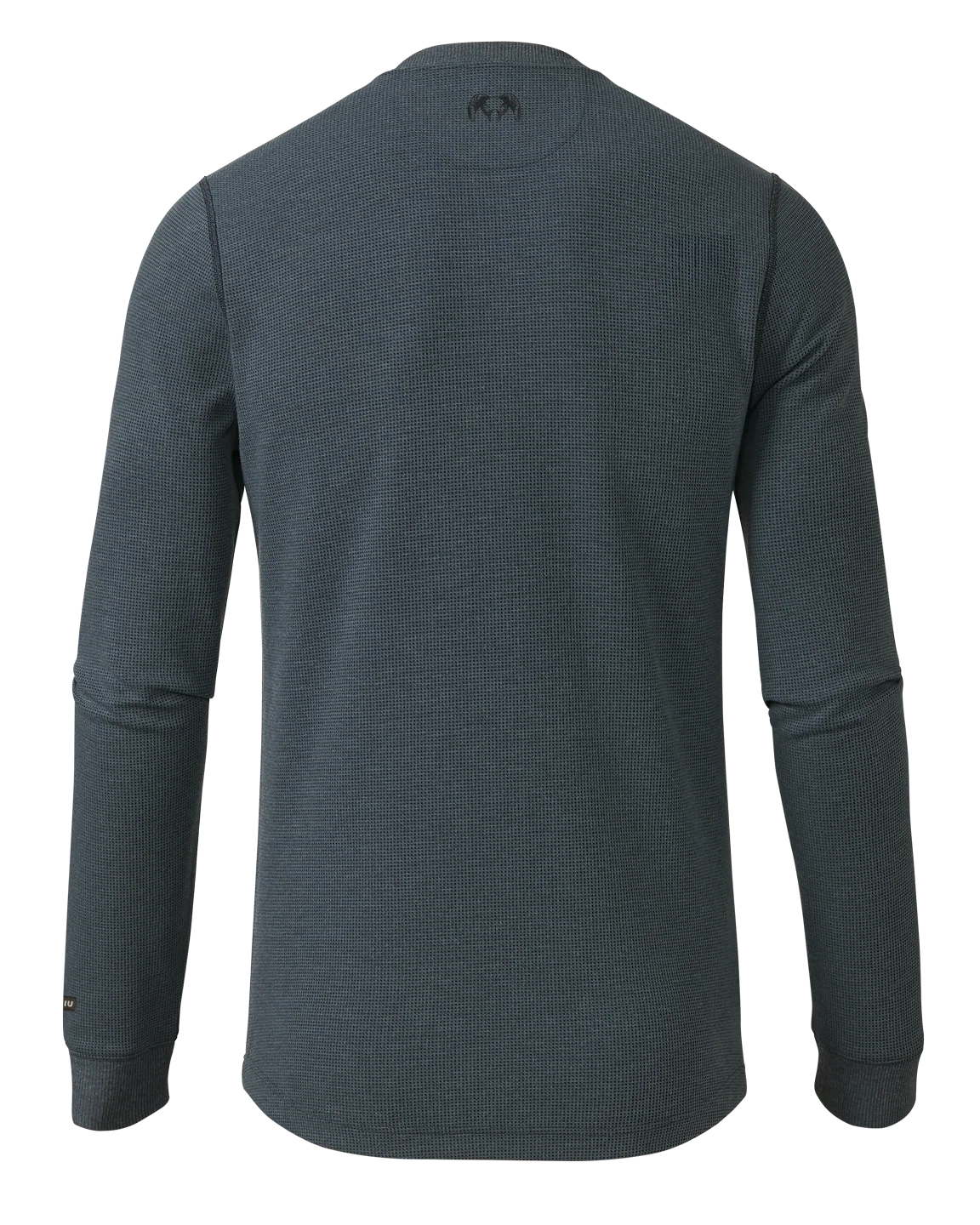 Canyon Waffle Henley | Steel Blue Heather