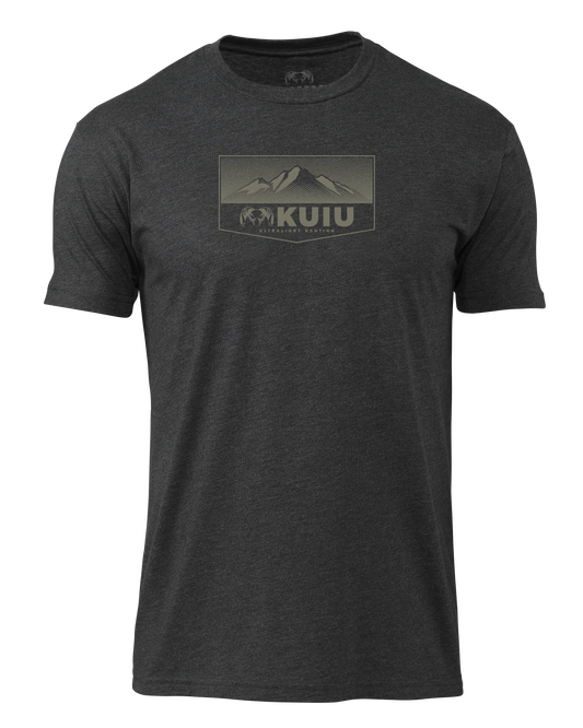 KUIU Ultralight Mountain Logo T-Shirt | Charcoal