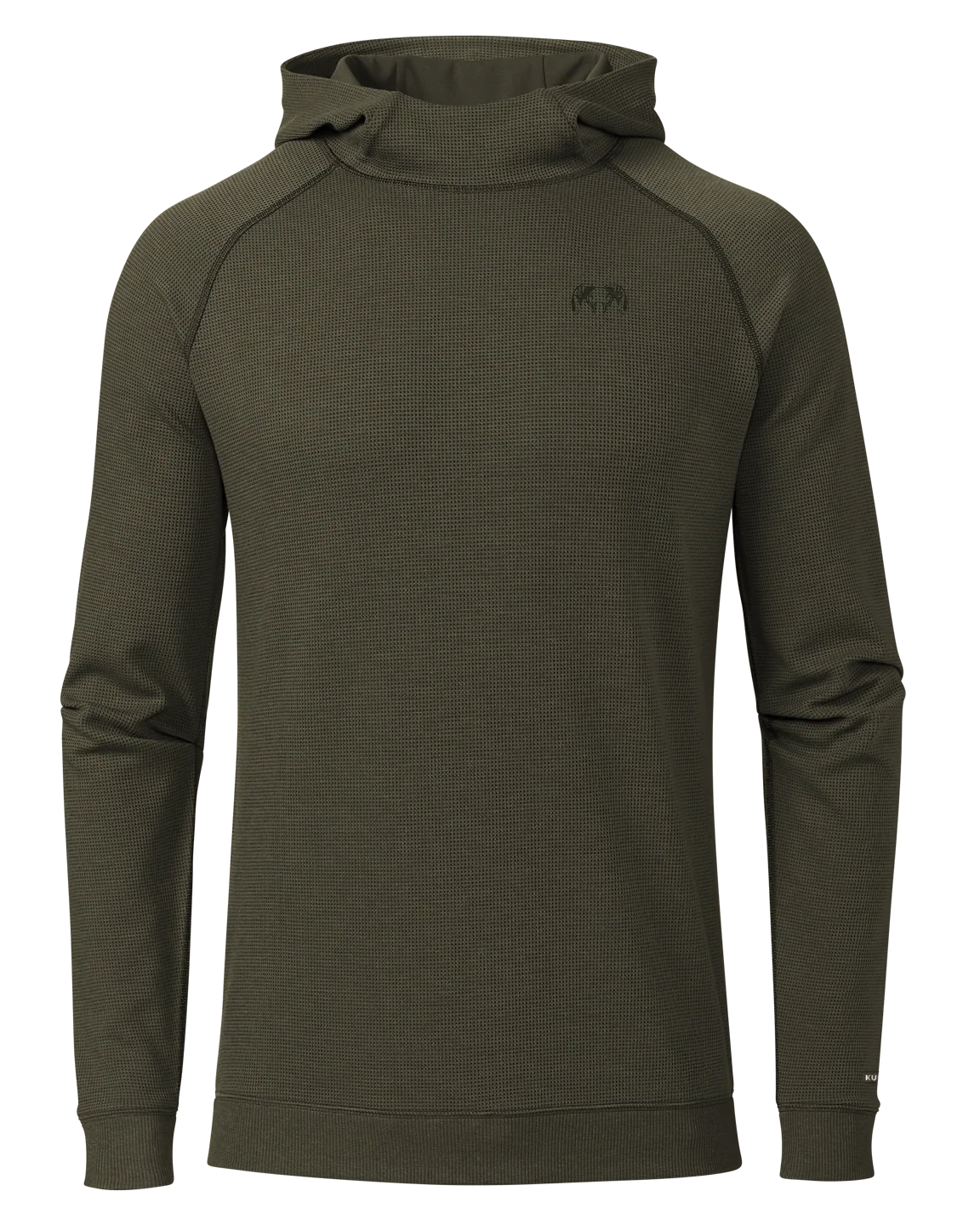 Canyon Waffle Hoodie | Army Heather