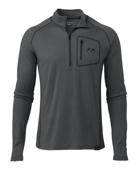 ULTRA Merino 145 Zip-T Hunting Shirt | Gunmetal