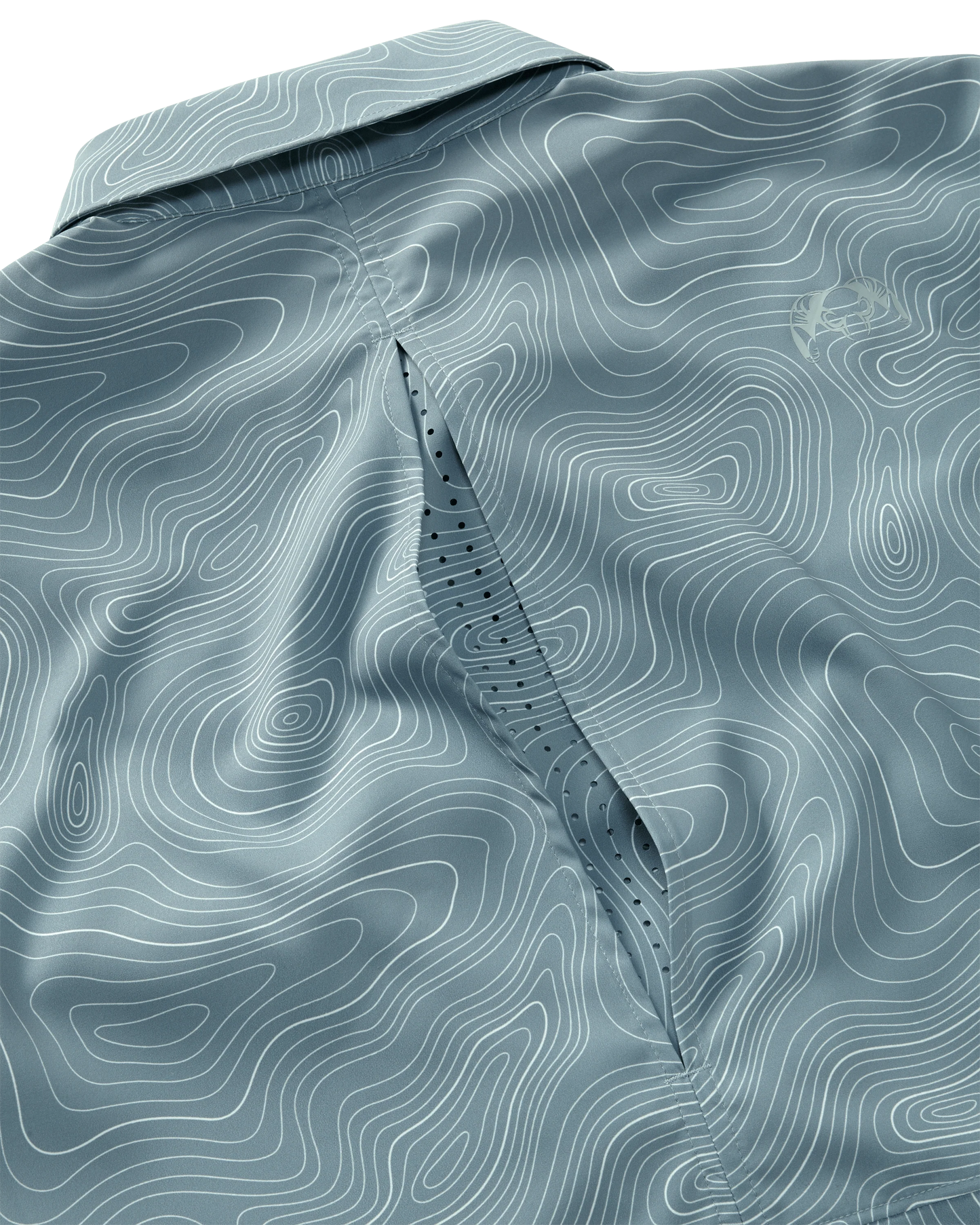 Mesa Vented SS Snap Shirt Topo | Glacier Topo Print
